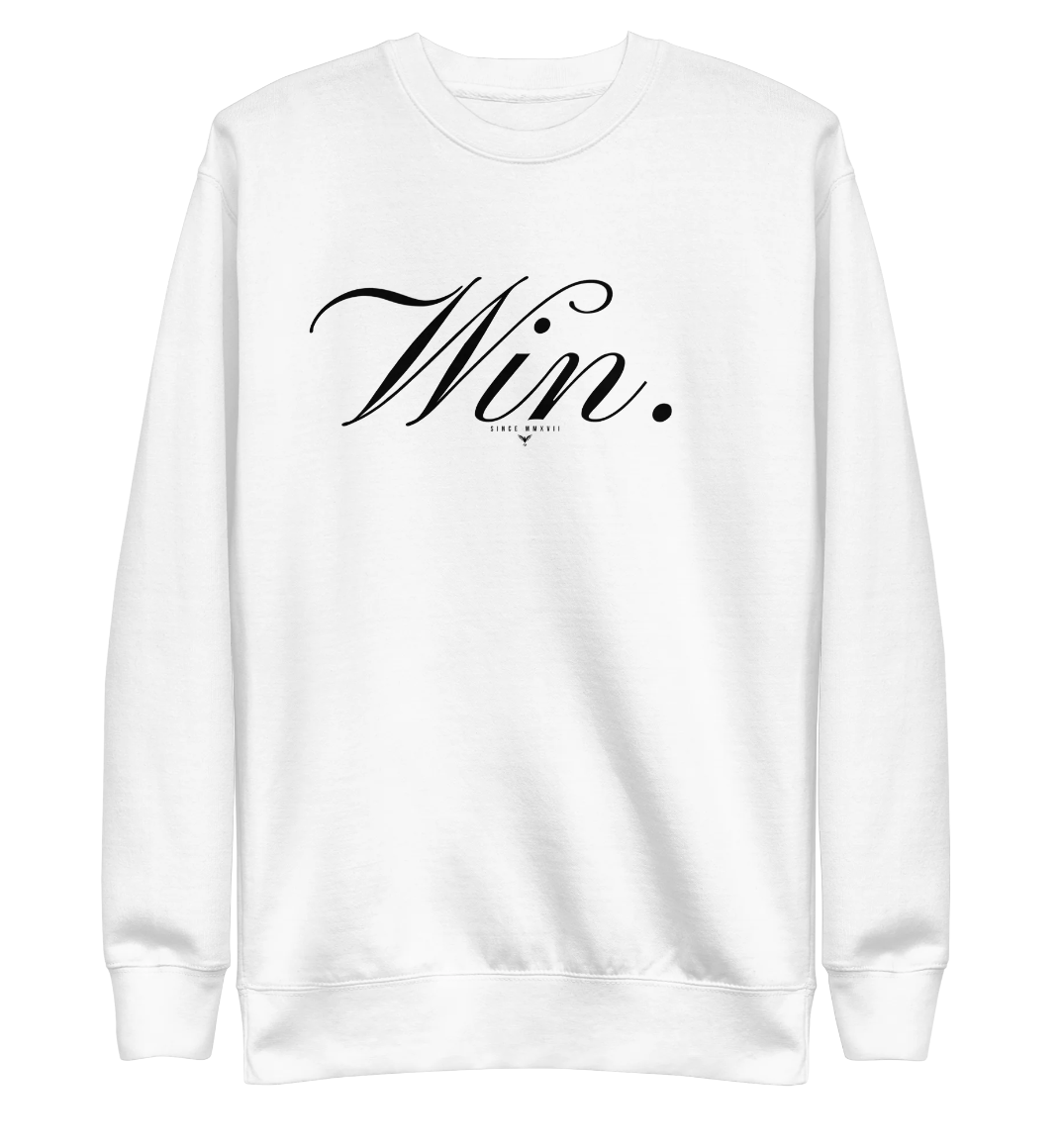 Win. Script CrewneckProudly Designed In Atlanta, GA - The Win. Script Hoodie Fits true to size. 
Win. Is A Registered Trademark Of The USPTO.The Win BrandScript Crewneck