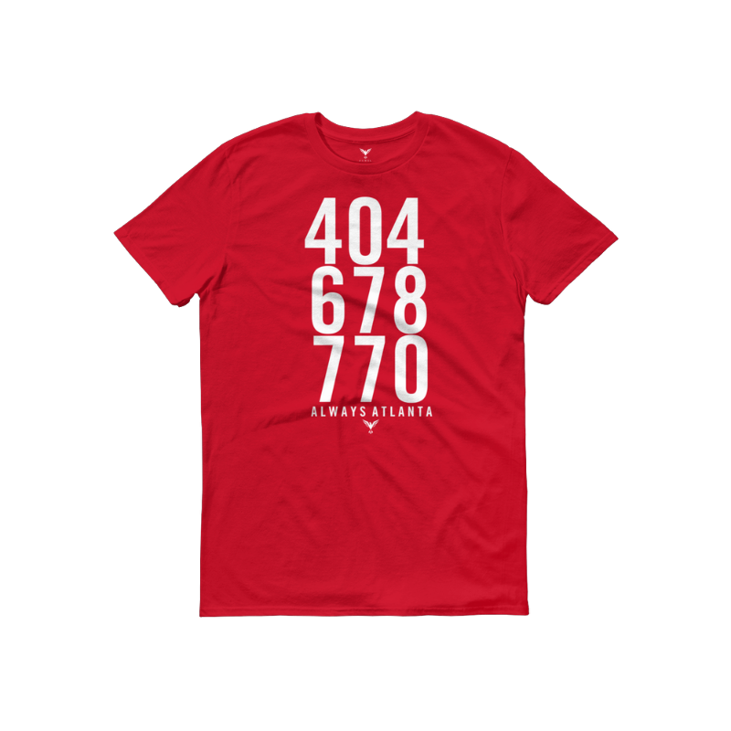 Area Codes TeeThe AAWOL Area Codes T-Shirt features a simple message on 100% Cotton fabric to help keep you comfortable. The "Atlanta By Nature" tee promotes and tells the story oMen's T-ShirtAAWOLArea Codes Tee