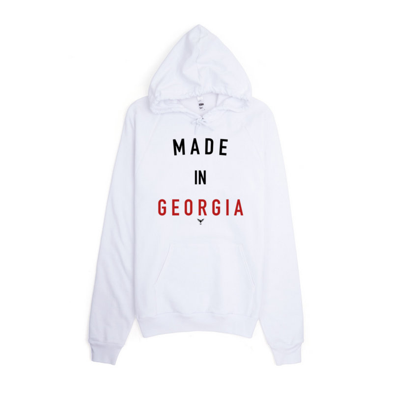 Made In Georgia HoodieThe AAWOL Made In Georgia Hoodie features a simple message on 100% Cotton fabric to help keep you comfortable. The "Made In Georgia" Hoodie promotes and tells the stHoodieAAWOLGeorgia Hoodie