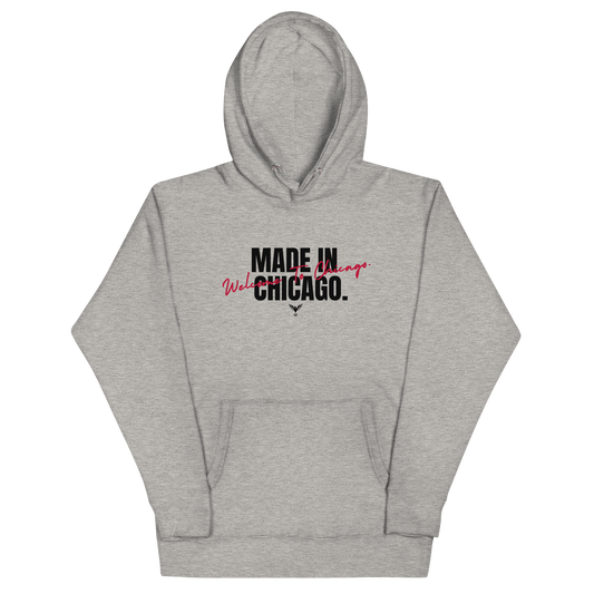 Made In Chicago Script Hoodie